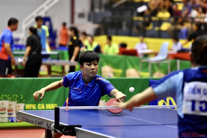 Phạm Thị Huệ tập huấn tại Trung tâm Huấn luyện thể thao quốc gia Hà Nội