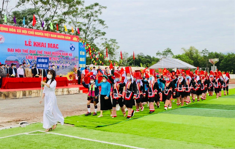 Đầm Hà tổ chức Đại hội Thể dục thể thao cấp huyện đầu tiên ở Quảng Ninh