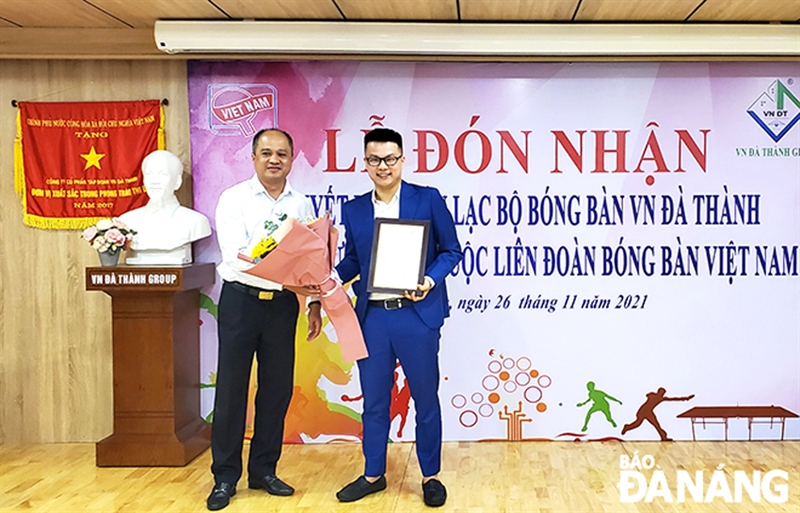 Đà Nẵng: Ra mắt câu lạc bộ Bóng bàn chuyên nghiệp Đà Thành