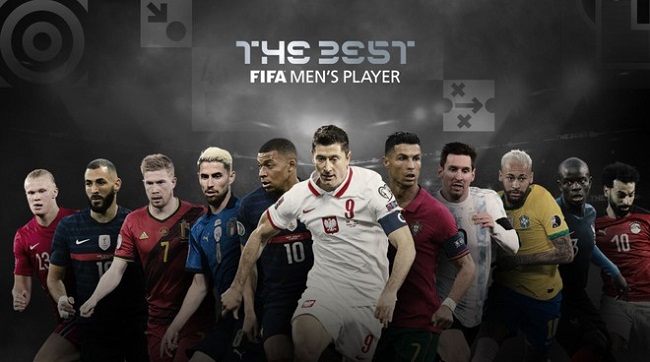 C.Ronaldo đối đầu Robert Lewandowski, Lionel Messi trong cuộc đua giải The Best 2021