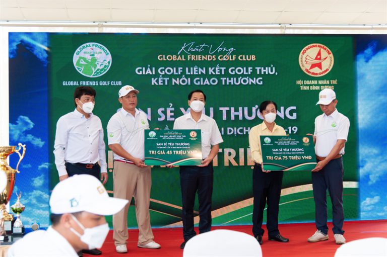 110 golf thủ tranh tài tại giải Golf “Khát vọng Global Friends Golf Club”