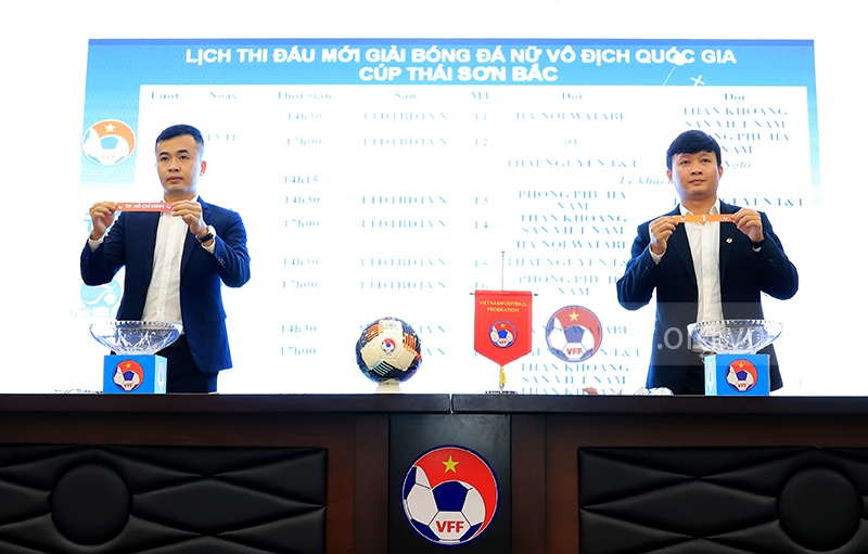 Bốc thăm xếp lịch thi đấu giải Bóng đá nữ vô địch quốc – Cúp Thái Sơn Bắc 2021