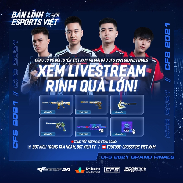 Đột Kích Việt Nam dừng bước ở Top 4 CrossFire Stars 2021