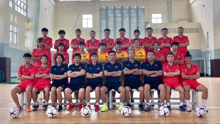 Đội tuyển futsal nữ quốc gia tập trung chuẩn bị SEA Games 31