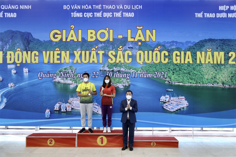 Hải Phòng, Đà Nẵng xếp nhất toàn đoàn giải Bơi, lặn vận động viên xuất sắc quốc gia 2021