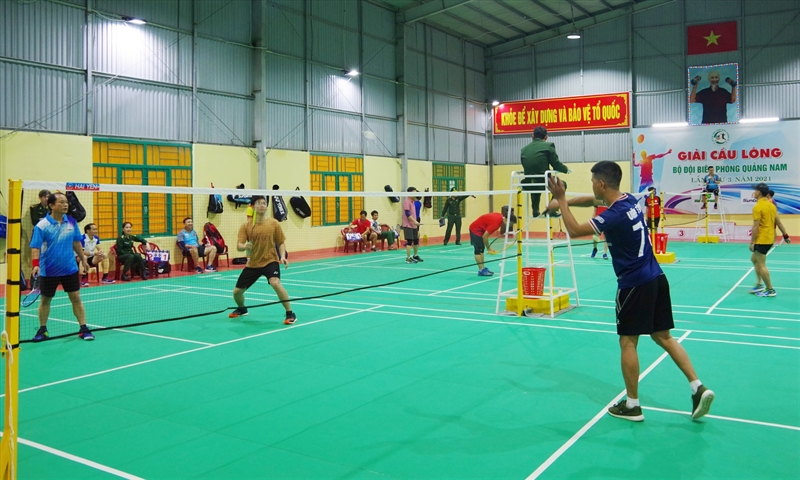 Giải cầu lông Bộ đội Biên phòng tỉnh Quảng Nam