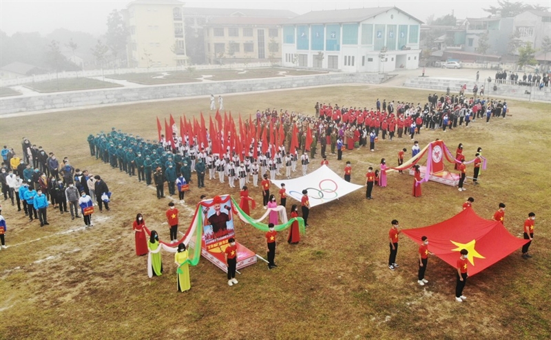 Khai mạc Đại hội Thể dục thể thao huyện Bảo Yên lần thứ IX năm 2021