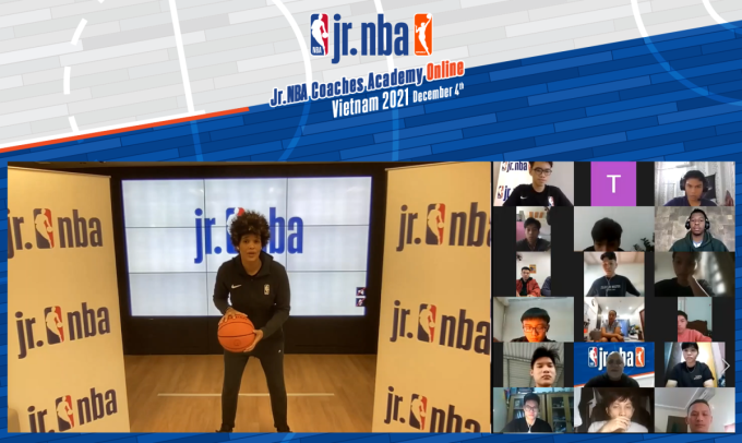 Jr. NBA tổ chức khóa huấn luyện bóng rổ online