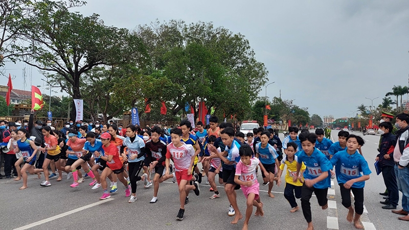 Quảng Bình tổ chức giải Việt dã Đại hội Thể dục thể thao tỉnh lần thứ IX