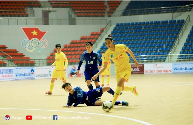 Thái Sơn Nam Quận 8 lên ngôi vô địch giải Futsal nữ vô địch quốc gia 2022