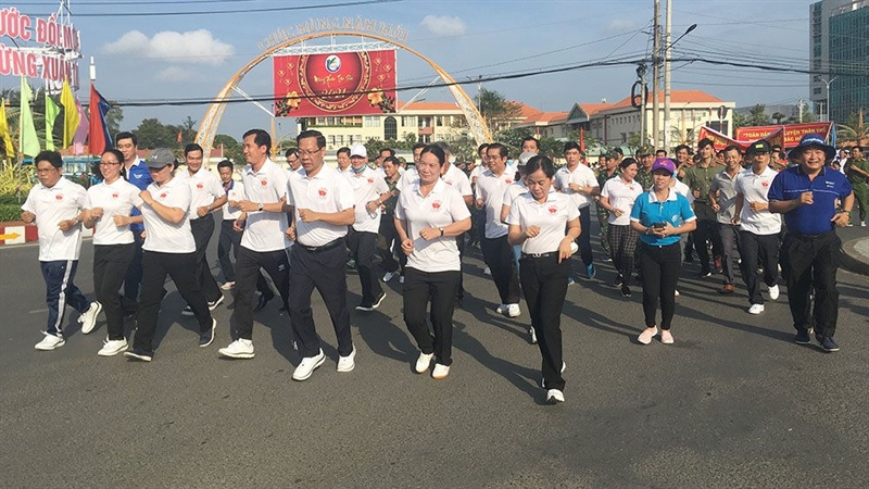 Bến Tre tổ chức Ngày chạy Olympic vì sức khỏe toàn dân vào ngày 27/3
