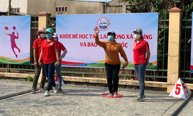 Khởi tranh môn Bi sắt – Đại hội Thể dục thể thao tỉnh Bình Dương lần thứ VI