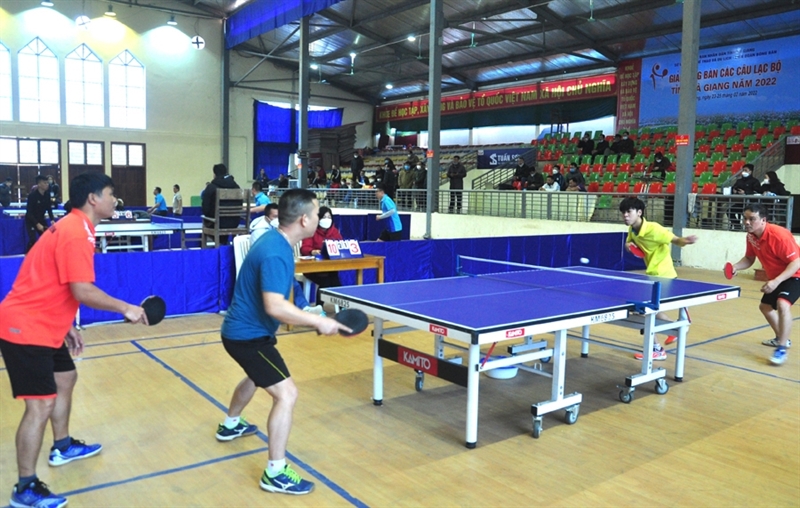 Giải Bóng bàn các câu lạc bộ tỉnh Hà Giang năm 2022
