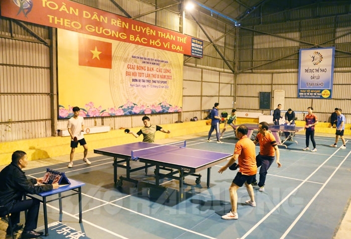 Giải Bóng bàn, Cầu lông huyện Nam Sách năm 2022