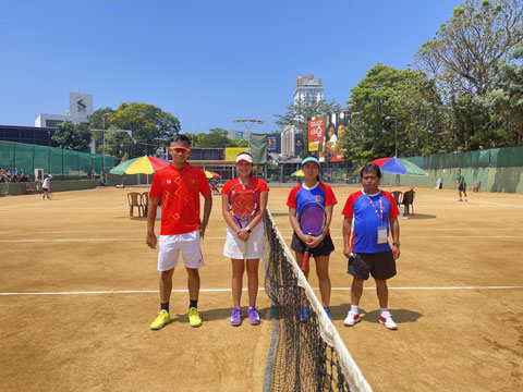 Tay vợt trẻ Việt Nam thắng trận đầu vòng sơ loại Junior Billie Jean King Cup