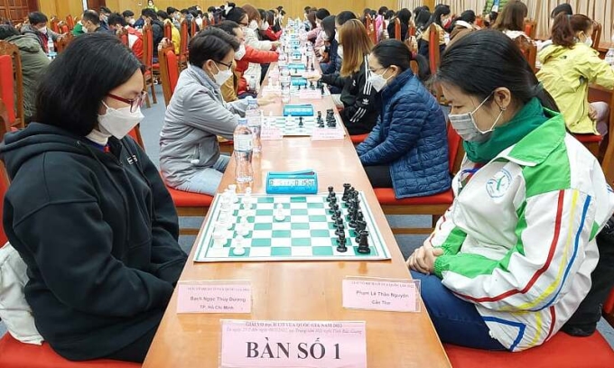 Thảo Nguyên và Trường Sơn vô địch cờ Nhanh giải vô địch cờ Vua toàn quốc 2022
