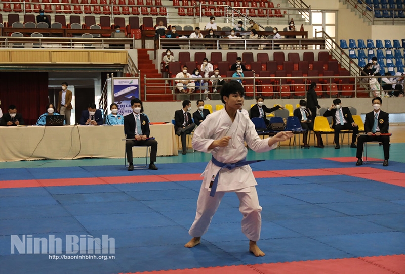 Ninh Bình tổ chức thi đấu giải Karate trong khuôn khổ Đại hội Thể dục thể thao tỉnh lần thứ VII
