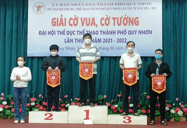 Giải cờ Vua, cờ Tướng Đại hội Thể dục thể thao thành phố Quy Nhơn năm 2022