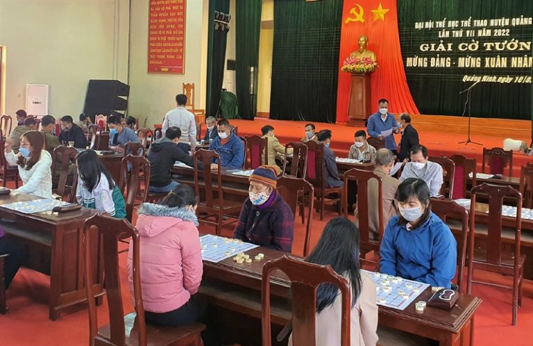 Huyện Quảng Ninh tổ chức giải Cờ tướng mừng Đảng, mừng Xuân