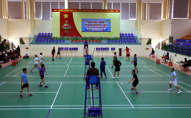 Giải Cầu lông “Mừng Đảng, mừng Xuân” huyện Trấn Yên năm 2022