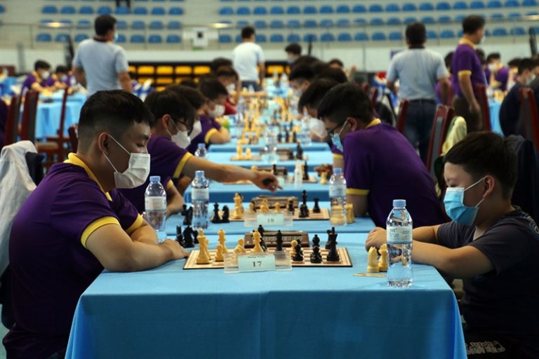 Hà Nội tạm dẫn đầu giải cờ Vua đồng đội quốc gia 2022