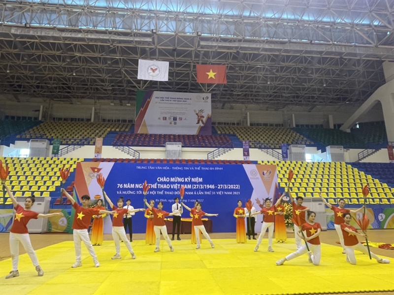 Trung tâm Văn hóa, Thông tin và Thể thao quận Ba Đình tổ chức kỷ niệm 76 năm Ngày truyền thống Thể dục thể thao