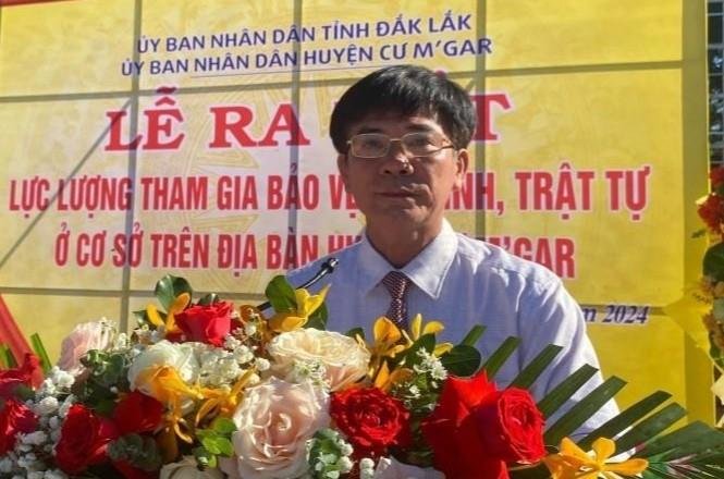 Đắk Lắk: Huyện Cư M’gar ra mắt lực lượng tham gia bảo vệ an ninh, trật tự ở cơ