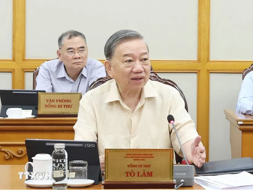 Tổng Bí thư Tô Lâm: Kịp thời tháo gỡ khó khăn, vướng mắc khi vận hành bộ máy mới