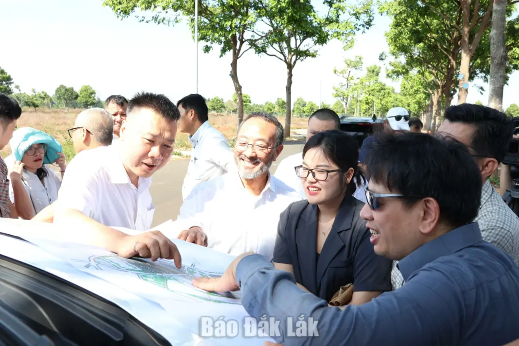 Trung tâm tài chính quốc tế Việt Nam tại TP. Đà Nẵng khảo sát các dự án kêu gọi đầu tư tại tỉnh Đắk Lắk